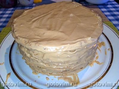 Торт &laquo;Наполеон&raquo; с орехами