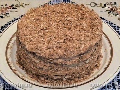 Торт &laquo;Наполеон&raquo; с орехами