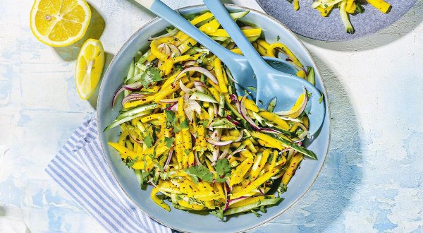 Салат с манго и огурцом, пошаговый рецепт с фото Салат с манго и огурцом, пошаговый рецепт с фото