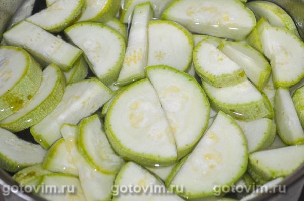 Летний компот из молодых кабачков с лимоном