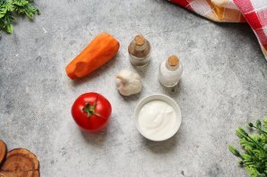 Голубцы ленивые в сметанном соусе