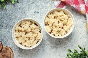 Десерт из клубники и ревеня Десерт из клубники и ревеня