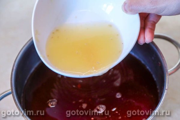 Лимонад из клубники и каркаде