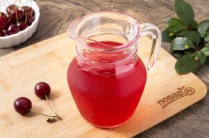 Летний компот из вишни Летний компот из вишни