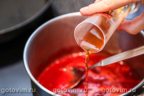 Малиновый соус к мясу