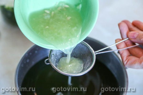 Лимонад из базилика с лимоном