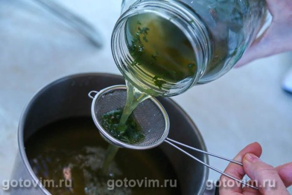 Лимонад из базилика с лимоном