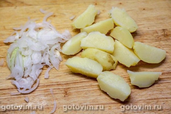 Запеканка из беломорской сельди с картофелем 