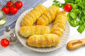 Сосиска в тесте в духовке