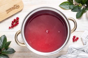 Кисель из варенья