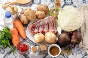 Борщ с картофелем