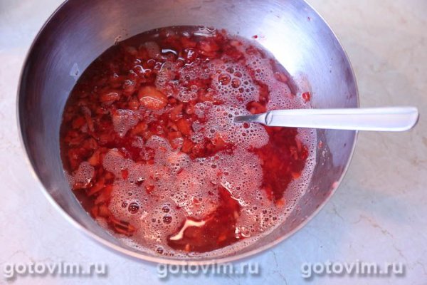 Лимонад из клубники и каркаде