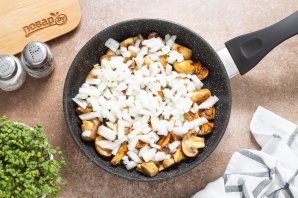 Красная фасоль с грибами