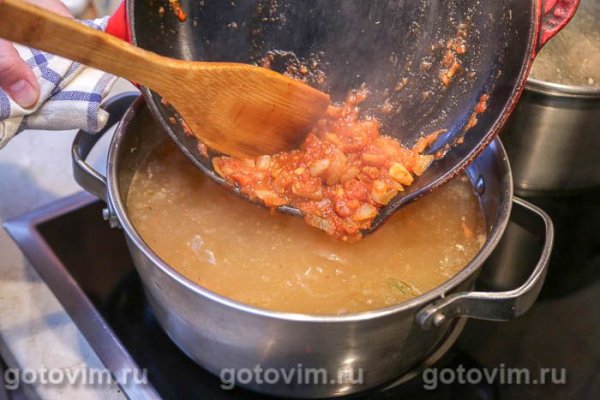 Суп харчо с почками общепитовский с почками и рисом