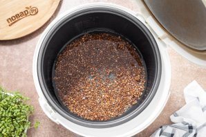 Каша гречневая в мультиварке