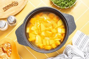 Суп-пюре из тыквы