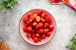 Клубника протертая с сахаром