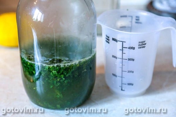 Лимонад из базилика с лимоном