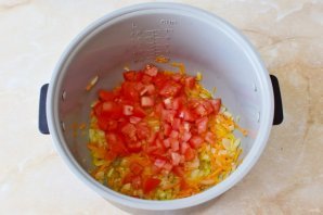 Рис с фаршем в мультиварке