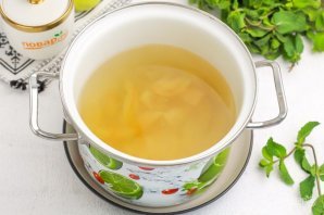 Компот из белого налива на зиму