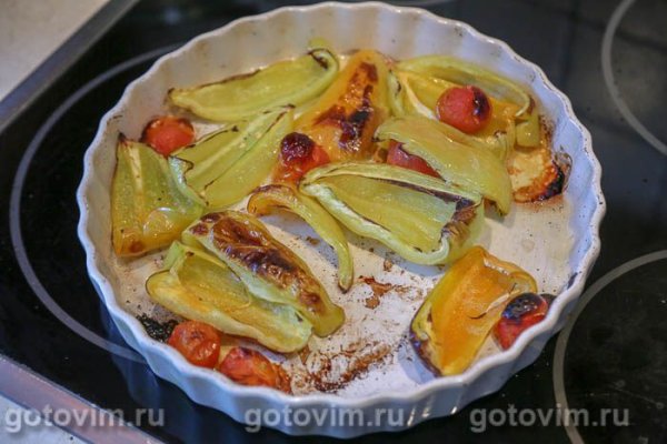 Щи с мясом и печеными овощами Щи с мясом и печеными овощами