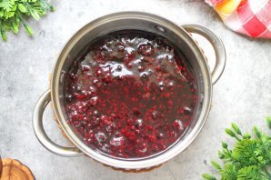 Красная смородина с малиной на зиму