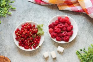 Красная смородина с малиной на зиму