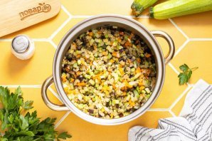 Кабачковая икра с баклажанами