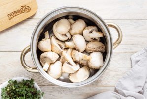 Шампиньоны с морковью