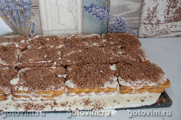 Десерт из печенья без выпечки