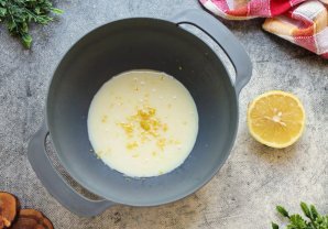 Лимонно-черничные оладьи Лимонно-черничные оладьи