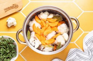 Цветная капуста маринованная быстрого приготовления