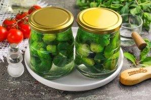 Хрустящие огурчики с горчицей