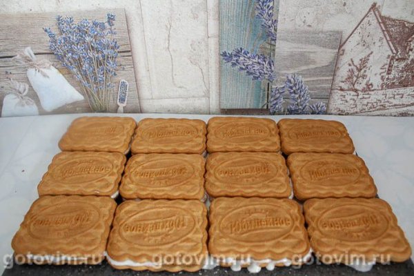 Десерт из печенья без выпечки