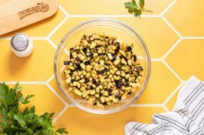 Кабачковая икра с баклажанами