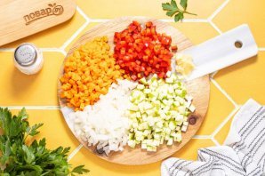 Кабачковая икра с баклажанами