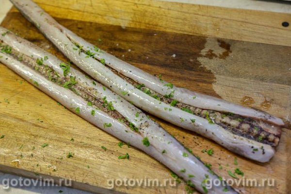 Рыба-игла в духовке