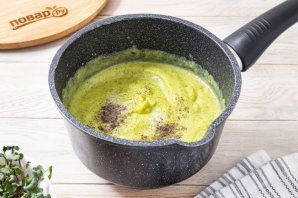 Суп-пюре из цукини