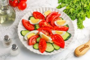 Салат из печени