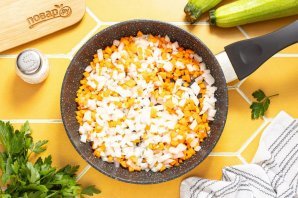 Кабачковая икра с баклажанами