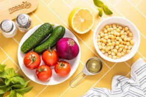 Салат с мятой