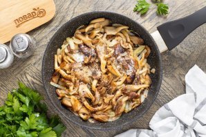 Картофель с вешенками Картофель с вешенками