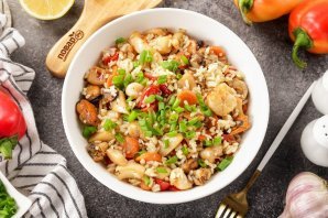 Жареный рис с морепродуктами