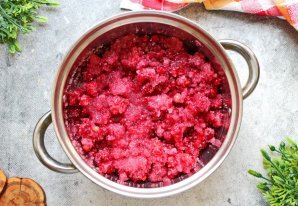 Красная смородина с малиной на зиму