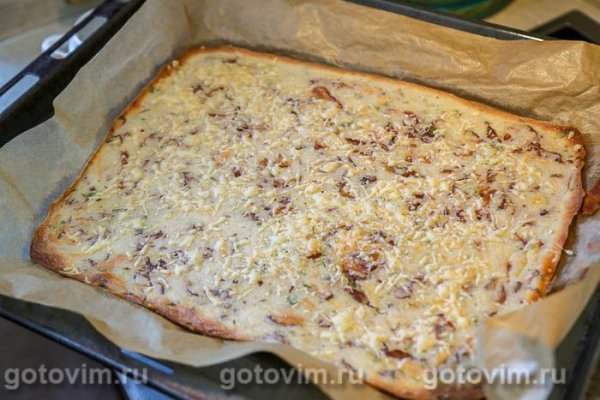 Скьяччатина с лисичками (Schiacciatina) Скьяччатина с лисичками (Schiacciatina)