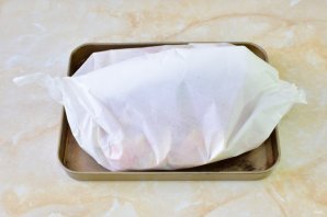 Свинина с яблоками в духовке