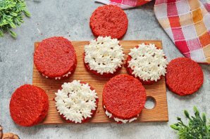 Пирожное "Красный бархат"