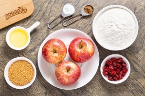 Постные яблочные кексы Постные яблочные кексы