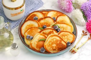 Оладьи на кефире без соды Оладьи на кефире без соды