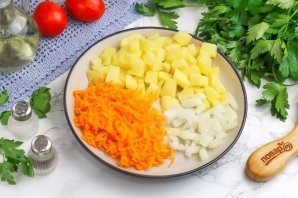 Чечевичный суп с курицей